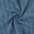 thumbnail image 3 of Unique Bargains Soft Striped Hand Towel 14" x 30" 4 Pcs Blue/Beige, 3 of 8