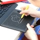 thumbnail image 4 of Tablero de dibujo Niños Escribir pintura Pad School Escuela Kindergarten Daycare Road Trip Doodling Sketch Toy Time Learning Herramienta Negro Methold FN001643-02B, 4 of 7