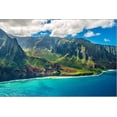 thumbnail image 2 of View on Napali Coast on Kauai Island on Hawaii, Scenic Stretched Canvas Wall Art by Alexander Demyanenko Sold by ArtCom, 2 of 5