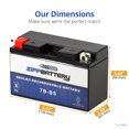 thumbnail image 2 of Zipp Battery Yt7b-bs (7b-bs 12 Volt,6.5 Ah, 85 Cca) High Performance - AGM Motorcycle Battery for 2003 Suzuki Drz400e, 2 of 9