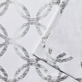 thumbnail image 6 of Exclusive Home Modo Metallic Geometric Grommet Top Curtain Panel Pair, 54"x108", Black Pearl, 6 of 6