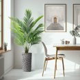 thumbnail image 5 of Artificial Tree in Modern Planter, Fake Areca Tropical Palm Silk Tree for Indoor and Outdoor Home Decoration - 66" Overall Tall (Plant Pot Plus Tree), 5 of 5