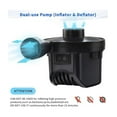 Floleo Clearance DC 12V Electric Air Pump with 3 Nozzles for Car