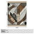 thumbnail image 4 of nygtbtfer Circle Swirls Throw Blanket Throw Size, Geometric Ripple Fleece Blanket, Black White Brown Flannel Blanket, Retro Lines Stripe Sherpa Blanket, Abstract Texture Bed Blanket For Bed Sofa Couch, 4 of 6