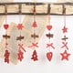 thumbnail image 3 of Natural Xmas Elk Wood Craft Christmas Tree Ornament Noel Christmas Decoration for Home Wooden Pendant Navidad Gift 2021 New Year, 3 of 5