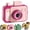 Pink, variant on Camera Double Prank Water Gun, Camera Double Prank Water Gun, Creative Double-Sided Reverse Waters Guns, Novelty Game for Parties & Summer Fun, Press the Button and Shoot Forwards