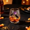 thumbnail image 2 of Halloween Ghost Stemless Glassware, 2D Printed Spooky Drinkware，Spooky 2D Ghost Print With Underwater Details, Smooth Stemless Glass For Wine, Cocktails, Juice And Halloween Entertaining Home Decor, 2 of 7