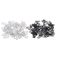 thumbnail image 1 of 40 Piezas De De Lazo De Hardware Gancho Clips Sujetadores De Costura Ajustables Baoblaze Ganchos de corbata de cobre, 1 of 8
