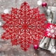 thumbnail image 5 of Manteles Individuales de de Nieve Decorativos, Manteles Rojos de de Nieve, Manteles de Cocina para Navidad, Vacaciones, Bodas, Decorativos A, 5 of 7