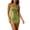 Green, variant on Idoravan Lady's Nightclub Fringed Strapless Backless Sheer Tight-Fitting Dress Womens Mini Dress Sexy
