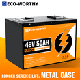 thumbnail image 4 of Eco-worthy 48Volts 50Ah LiFePO4 Lithium Battery Deep Cycles for RV Golf Car, 4 of 10