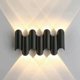 thumbnail image 4 of Aplique de pared para exteriores minimalista y creativo, LED, impermeable, para interiores, galería, balcón, luz de pared luminosa hacia arriba y hacia abajo, 4 of 5