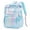 Blue, variant on SPEKSEE Clear Backpack for School, Heavy Duty TPU Transparent Backpack Stadium Events Approved, Clear Bookbag