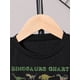 thumbnail image 4 of Colorful Dinosaur Chart" Boys' Summer T-Shirt - Soft, Breathable Cotton, Casual Short Sleeve Crew Neck Top, Machine Washable, for Youngsters, Casual Boys Tee|Vibrant Youngsters Apparel tee, 4 of 7
