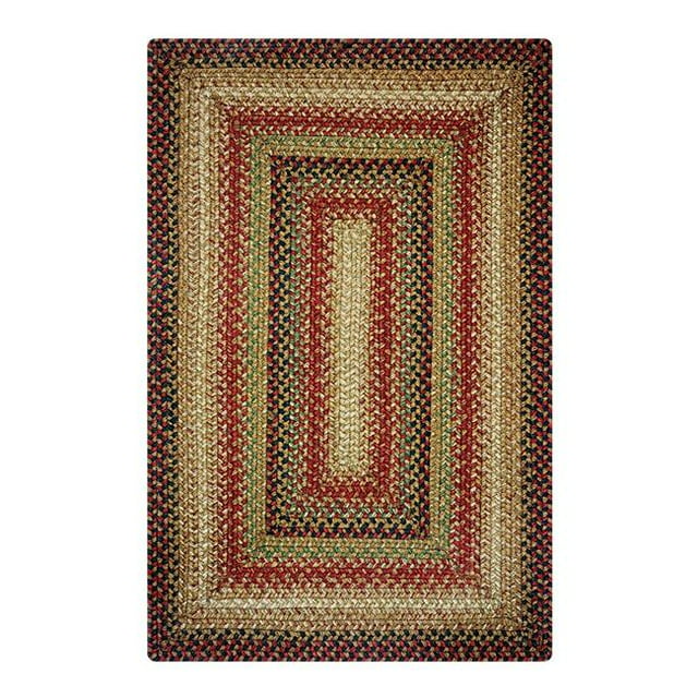 Homespice Decor 572806 Chemin de Table Rectangulaire en Pain d'Épice 11 x 36 Po - Marron, Rouge Profond