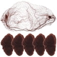 thumbnail image 1 of Miangastore 50 Pcs Filets Élastiques Invisibles (Café), 1 of 8