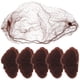 thumbnail image 1 of 50pcs Redecillas para el cabello Malla de borde elástico invisible (Café), 1 of 4