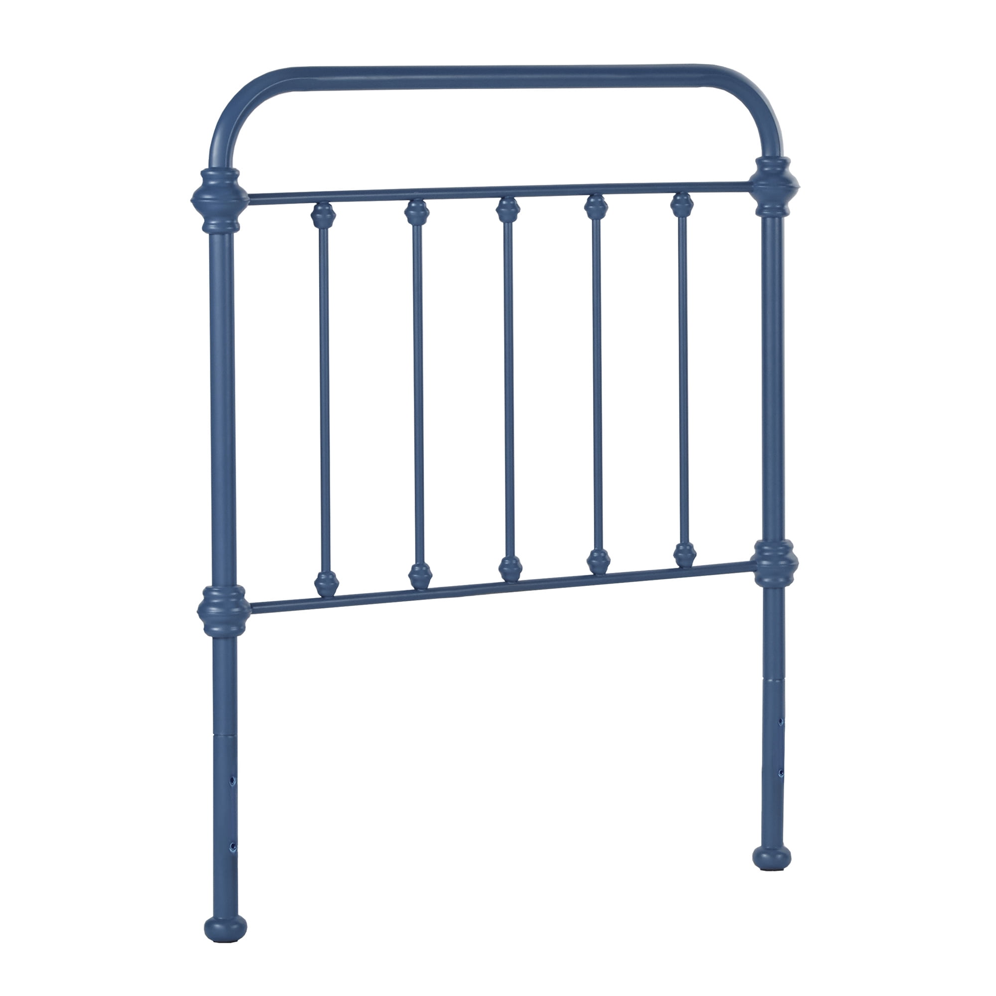 Weston Home Nottingham Metal Twin Bed, Blue Steel