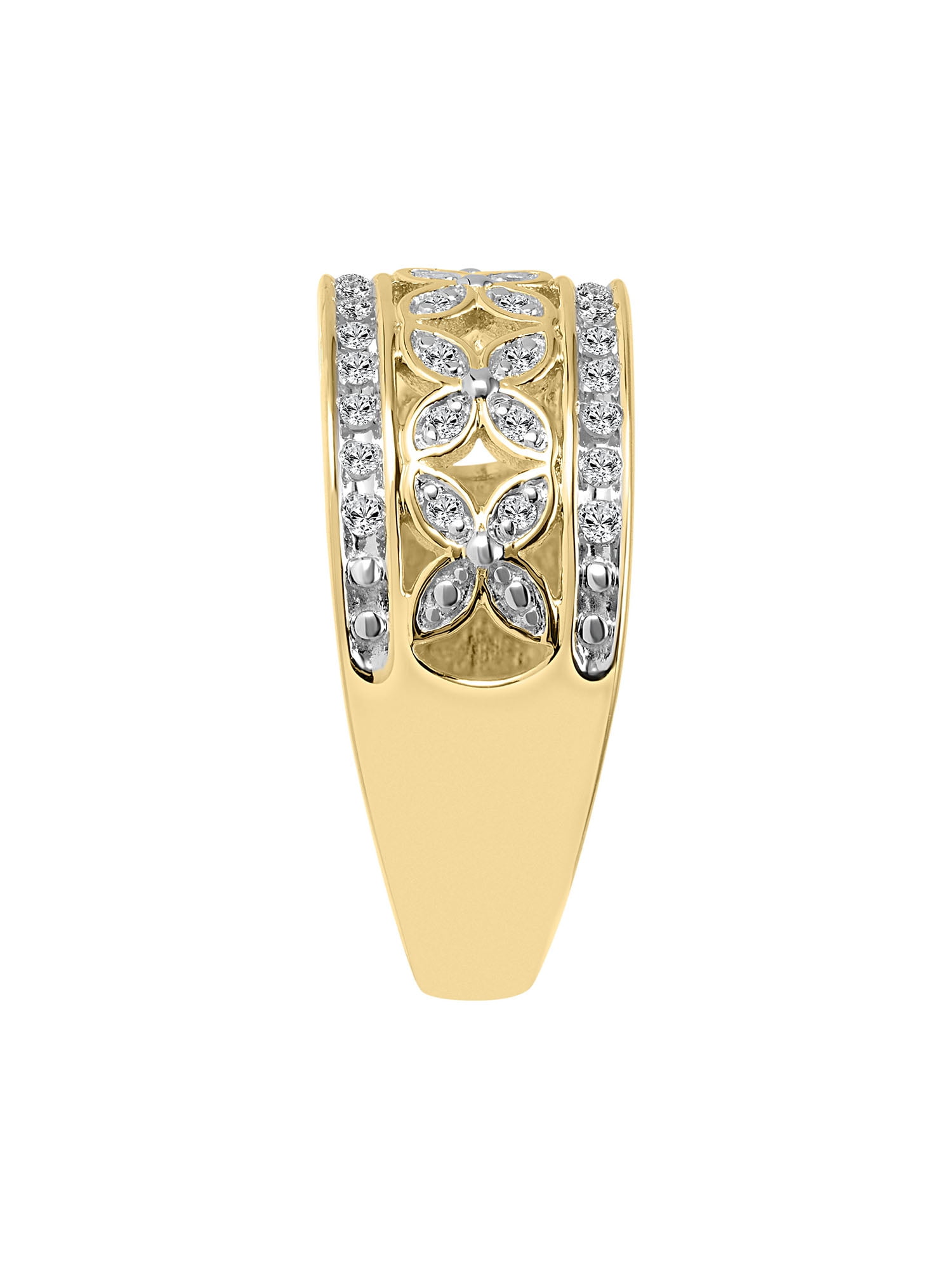 1/4 Carat T.W. Diamond 10KT Yellow Gold "Aurora" Women's Anniversary Band by Keepsake