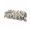 thumbnail image 2 of Thanksgiving Eucalyptus Sofa Covers for 3 Cushion,Washable Couch Cover for Sectional Sofa Slipcovers with Tassel,Blue Green Yellow Fall Leaves Loveseat Covers Futon Cover Throw Blanket 71''x118'', 2 of 8
