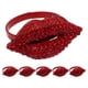 thumbnail image 1 of 6 servilleteros con forma de labios rojos y brillantes, ideal como decoración romántica para la mesa del comedor, para San Valentín, bodas y ocasiones especiales, 1 of 8