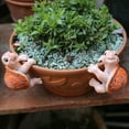 thumbnail image 2 of Pearlead Hanging Resin Planter Pot, Turtle, 3 Count, 2 of 9