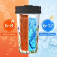thumbnail image 5 of Daiia Wild Herbs Printed Stainless Steel Tumbler with Lid and Straw, Double Wall Vacuum Insulated Coffee Tumbler Travel Coffee Mug with Leak Proof Lid, 5 of 8