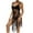 Black-932, variant on Reduced Price,Tassel Hollow Suspender Cover Up, Beachwear Maxi Dress, Flowy Material, Quick Dry, Casual Style, for Summer, Beach Party, Swim Cover, Fashion Swimwear Breezy and Comfortable