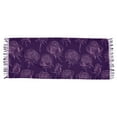 thumbnail image 4 of Women Winter Scarves Fashion Pashmina Shawl Wraps Long Blanket Scarf for Fall Spring Purple Rose Line Art, 4 of 10