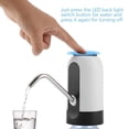 thumbnail image 2 of LNKOO Drinking Water Pump Electric Dispenser 5 Gallon Bottle Desk Top Powerful Rotational Portable for Home Kitchen Office Use with Switch and Power Adapter Rechargeable Battery, 2 of 10