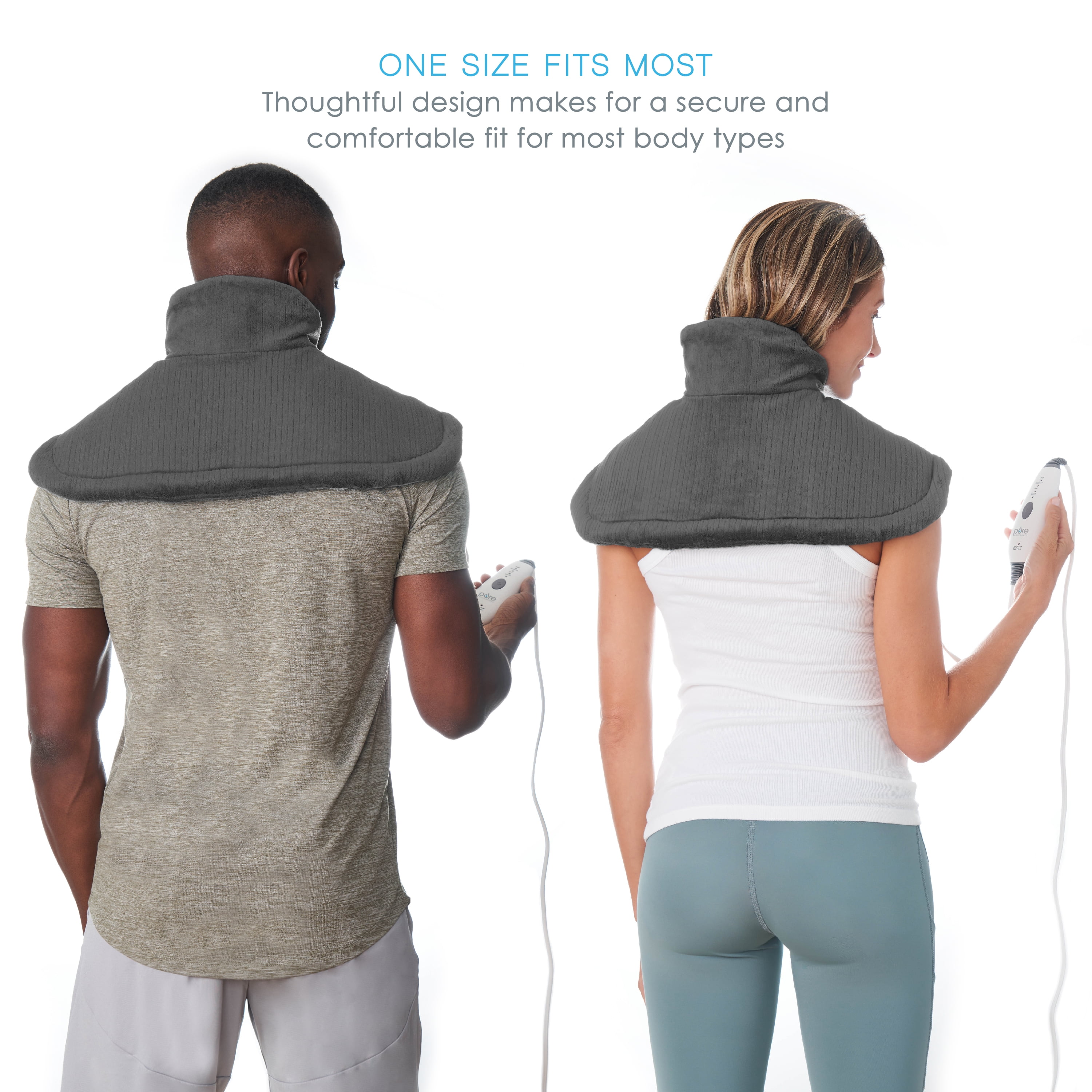 PureRelief Pro Far Infrared Neck & Shoulder Heating Pad | Pure Enrichment