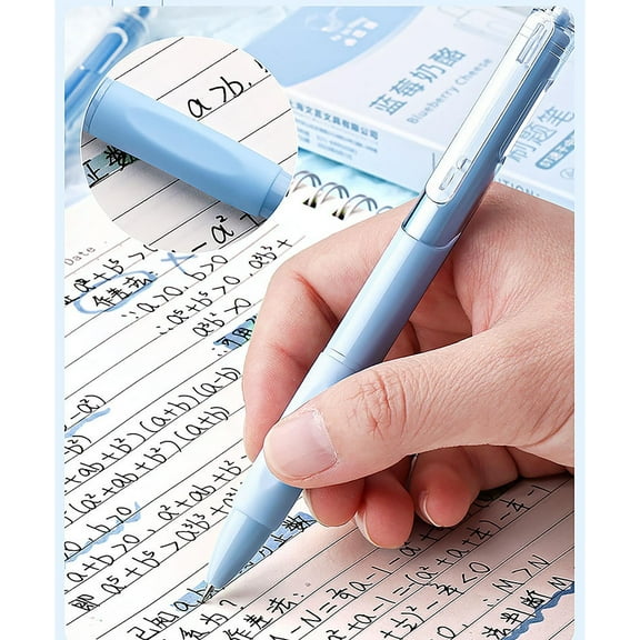 5-Pack High Precision 0.5mm Gel Pens for Stvdents - Large Capacity Movable Exam Pens, Soft Writing & Waterproof Ink, Ideal for Sch00I, Office & Art (15ml)