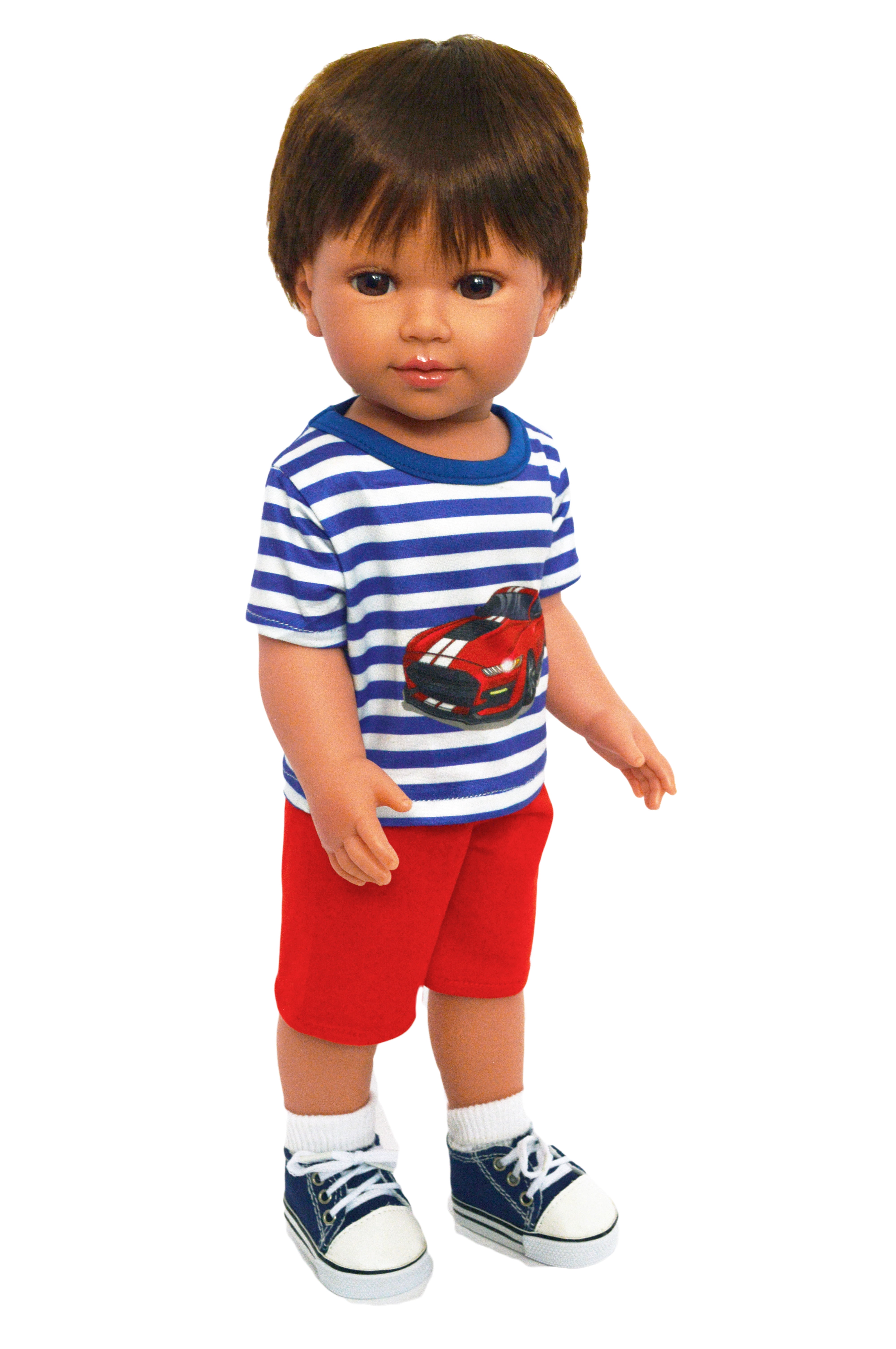 18 Inch Doll Clothes Striped Shorts Set Fits 18 Inch Girl and Boy