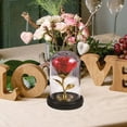 thumbnail image 4 of Forever Preserved Rose Display Dome, Valentine's Day Decorative Rose Gifts for Women Mom Wife Girlfriend (Red), 4 of 6