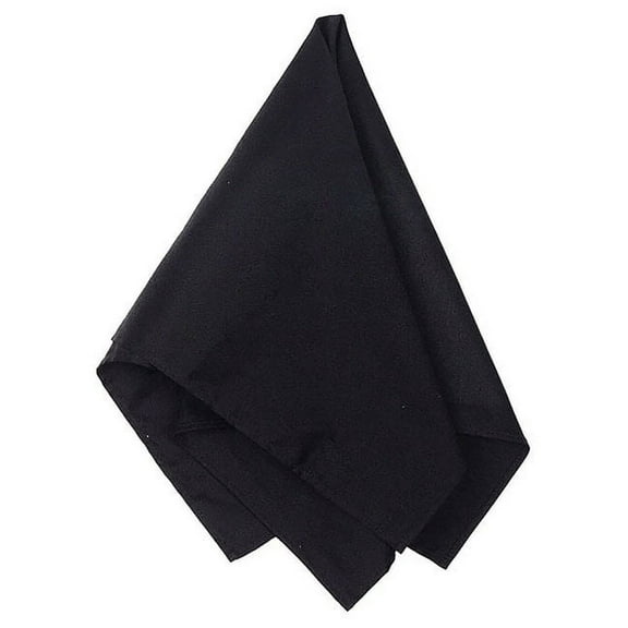 Big Accessories And Bagedge Solid Bandana, BLACK, One Size