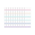 thumbnail image 1 of 5 Pack Sticky Index Tabs, LQIDESHIP Light-colored Index Label Stickers, Transparent Marker Tabs, Writable Page Notes for Reading Notes, Books and Classify Files(Small), 1 of 5