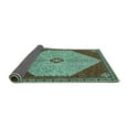 thumbnail image 2 of Ahgly Company Indoor Rectangle Persian Turquoise Blue Traditional Area Rugs, 2' x 3', 2 of 4