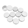 thumbnail image 1 of 10pcs Aluminum Round Cans, Screw Thread Lids, Portable Size, Multifunction, Dust Proof, Package Includes, Perfect for Hair Wax, Hair Mud, Candles, Solid Perfume, 1 of 7