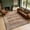 Light Brown, variant on Toyoso 5x7 Area Rug Living Room Rugs - Washable Large Soft Neutral Boho Moroccan Bohemian Farmhouse Rug Indoor Floor Carpet for Bedroom Under Dining Table Home Office Decor - Light Grey