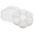 thumbnail image 4 of serony 2800 Pcs/set Perles Demi-Perles Flatback Satin Lustre Plastique pour Robe de Mariée Blanc, 4 of 9