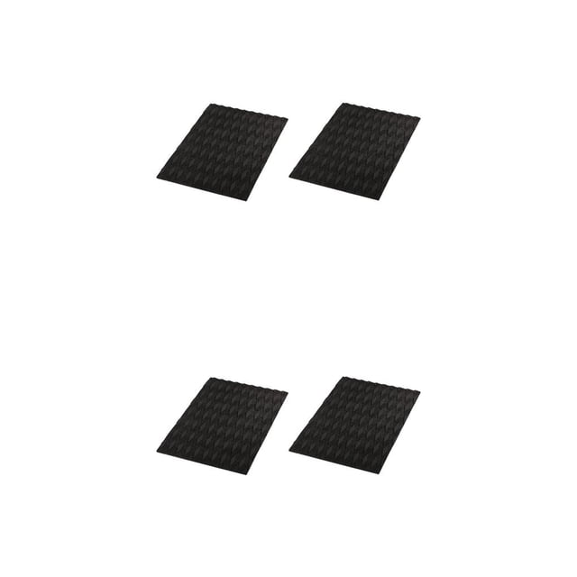 Wosthever 2 uds almohadilla de tracción para Surf reemplazo profesional pieza de repuesto agarre de cubierta de Surf almohadillas traseras de Negro 2piezas