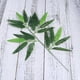 thumbnail image 3 of 25Pcs Artificial Green Bamboo Leaves Fake Green Plants Greenery Leaves Caliduct Decor for Home Hotel Office (Green), 3 of 4