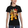 thumbnail image 4 of Super Bowser Kids T-Shirt 3d Printed Graphic T-Shirts Boys And Girls Short Sleeve Shirts For Youth Kids X-Small, 4 of 8