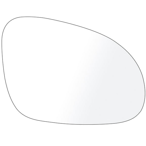 SCITOO Side View Mirror Glass Passenger Right Side Mirror Glass Fit For VolksWagen Rabbit Jetta GTI EOS W/O HEATED Adhesive Replacement Exterior Mirror Glass