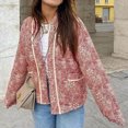 thumbnail image 5 of Awdenio Womens Fall Fashion 2024 Quilted Jacket Cardigan Lightweight Floral Print Open Front Padded Puffer Jackets, 5 of 6