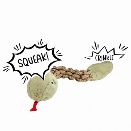 UPC: 0855450008997 | Tough Hemp Rattlesnake Pet Toy