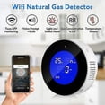 thumbnail image 1 of Detector de gas natural Wifi/detector de propano, alarma de gas para el hogar con pantalla Lcd, sensor de fuga de gas enchufable para GLP, GNL Rojo Verde Cocina, Decoración y Otros, 1 of 4