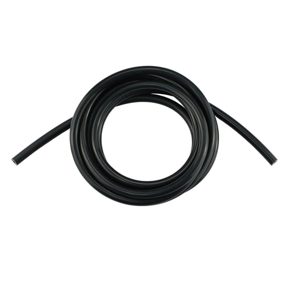 Ucreative Manguera de tubo de vacío de silicona de alta temperatura, ID de 10 pies, 1/8 "(3 mm), presión máxima de 130 PSI, color negro