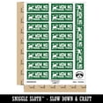 thumbnail image 2 of Wow No Moose-takes Mistakes Teacher Student School Sticker Set - Dark Green - Matte Finish - 2.00" Large, 2 of 7