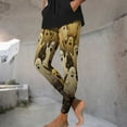 thumbnail image 6 of YOIAVAIOY Holiday Leggings for Women High Waisted Buttery Soft Yoga Pants Halloween Print Casual Workout Tights Gold S, 6 of 9